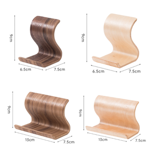 Portatile semplice creativo in legno per telefono supporto per cruscotto flessibile ruotare compatibile <span class=keywords><strong>iPad</strong></span> per uso domestico TV Video Watching - Product Image 5