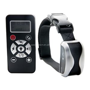 फोन डिजाइन 800 गज रिमोट डॉग ट्रेनिंग कॉलर, रिचार्जेबल, वाटरप्रूफ, शॉक, कंपन, बीप, भारी मशीन शैली (काला) - Product Image 1