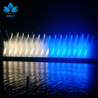 Fontaine flottante géante DEWY pour spectacle aquatique extérieur, idéale pour lacs, rivières et projets touristiques.