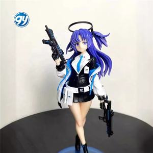 أرشيف أزرق يوكا هاياسي 2 نجوم طالب مزدوج SMGs فتاة أنيمي شخصية العمل محاصر تحصيل - Product Image 3