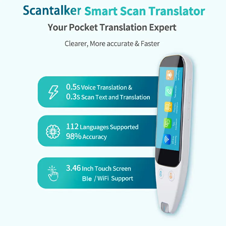 Sceenscan-herramienta de diagnóstico para coche, escáner de diagnosis para lectura y transferencia de datos a través de la aplicación Tex Gscanlcd 3 OCR Pen, Con Traductor y grabadora de voz