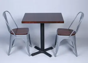 Кофейный столик из массива бука черного орехового цвета, столешница для ресторанного стола, блок мясника