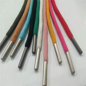 High Quality 100% Cotton <b>Braid</b> Rope 6mm Drawstring Cord for Clothes and Bags Waistband String Cord - Product Image 1