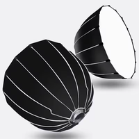 Softbox parabolique de 90cm de profondeur résistant aux hautes températures avec support Bowens pour Studio de photographie Flash vidéo