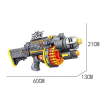 Jouets pour garçons, jouets électriques automatiques, 40 balles en mousse souples, blaster, gros jouets, pistolet