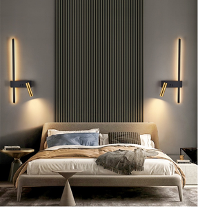 Современная Минималистичная длинная настенная лампа в скандинавском стиле со светодиодной подсветкой прикроватный прожектор для гостиной с переключателем - Product Image 3