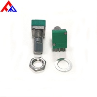 Produsen Grosir Fanrui Potensiometer Kontrol Volume 3-pin Berkualitas Tinggi B50k B10k Rolling Flower Shaft Flat Shaft
