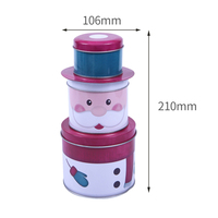 Boîte à biscuits rectangulaire personnalisée en gros, boîte de rangement hermétique pour bonbons et snacks, certifiée Disney, pour cadeau de Noël