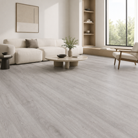 Suelo LVT Autoadhesivo, Travertino, Chevron, Mosaico, Parqué, Acústico para Interiores, Gris, Venta al por Mayor, para Guarderías, Tiendas, Escaleras