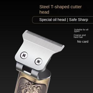 Nouvelle tondeuse à cheveux électrique pour homme, lame tranchante en acier inoxydable, rasoir de précision pour têtes chauves, ciseaux à cheveux métalliques - Product Image 3
