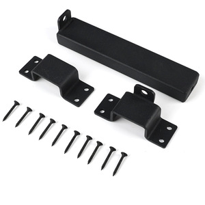 <b>Door</b> <b>Lock</b> Bracket Iron Sliding Security <b>Barn</b> <b>Door</b> Outdoor Latch Cabinet Shed <b>Door</b> Easy Installation - Product Image 1