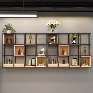 Modernes industrielles Eisen-Wind-Bücherregal Mehrstöckige Wandbehang für Restaurant Loft Bar Möbel Dekor Multifunktional - Product Image 6