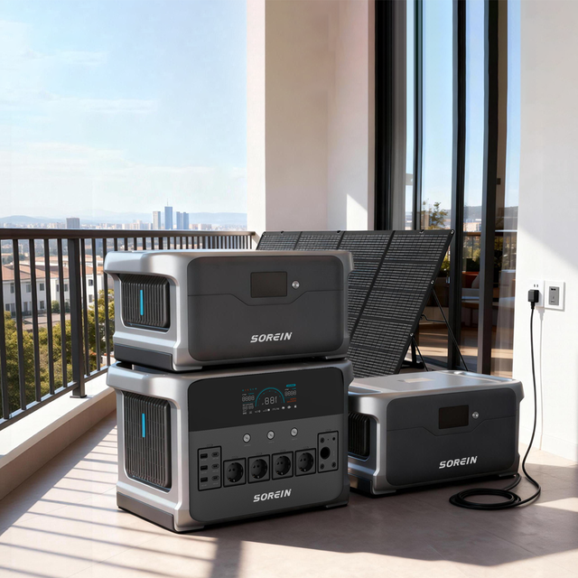Sorein 3kw Solar Battery Portable Power Station 1kw 2kw 2400watts 3000w 110v 230v Solar Generator With Solar Panel