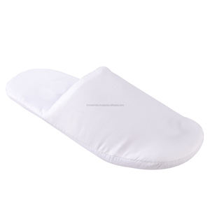 Zapatillas de hotel de calidad A + y zapatillas de spa al por mayor zapatillas de interior desechables blancas con punta abierta para niños - Product Image 6