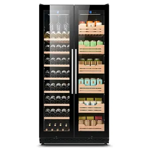 Refrigerador de bebidas grande, compresor de pie libre