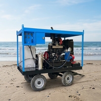 Nuevo Desengrasante de Chorro de Agua a Alta Presión de 1000 Bar y 14500 psi para Uso Industrial en la Industria Óptica, para la Eliminación de Incrustaciones y Relodos en Cascos de Barcos