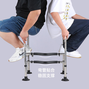 Elevador de Inodoro Daidongxiang con Ventosa Grande Antideslizante de Acero Inoxidable, Capacidad de Peso de 200 kg, Equipo de Seguridad para Baño - Product Image 1