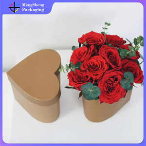 ชุดถังดอกไม้สดหรูหราสามชิ้นทำมือกันน้ำเทคนิคการปั๊มหมวกกอดของขวัญ - Product Image 4