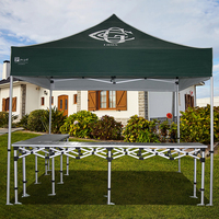 Tables d'extérieur 290cmx55cm, tables de pique-nique portables, table carrée en aluminium pliable