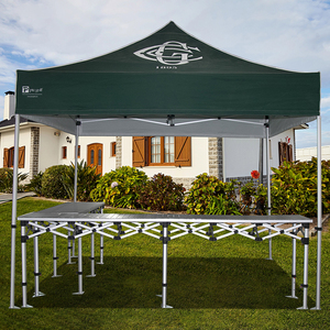 Tables <span class=keywords><strong>d</strong></span>'extérieur 290cmx55cm, tables de pique-nique portables, <span class=keywords><strong>table</strong></span> carrée en aluminium pliable - Product Image 3