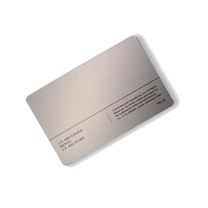 Carta di credito in bianco personalizzata FM4442 con Slot per Chip in metallo da 0.8mm carta di credito in acciaio inossidabile - Product Image 5