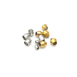 Perles de taille en acier inoxydable de formes variées, perles à facettes, pour la fabrication de bijoux, accessoires DIY - Product Image 5