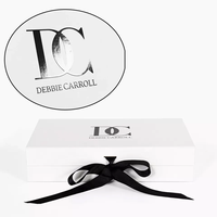 Boîtes d'Emballage Personnalisées pour Vêtements/Chaussures de Luxe, en Carton Blanc Mat, Coffret Cadeau Magnétique avec Ruban