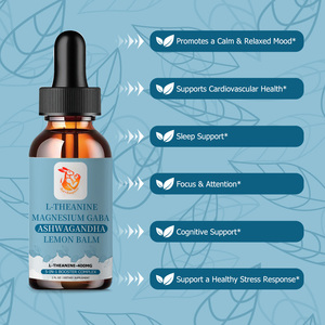Factory Wholesale Herbal Supplements with Organic Lemon Balm Extract Liquid Drop for Adults to Support a Healthy Stress Response - Product Image 2