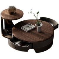 Table basse moderne en marbre avec pieds en acier au carbone pour la maison, l'hôtel, le salon, la salle de bain et les meubles de maison polyvalents