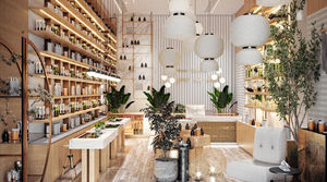 Parfumerie moderne Aménagement d'intérieur Boutique de maquillage sur mesure Vitrine Décoration Parfums Vitrine en verre - Product Image 3