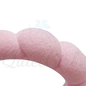 แถบคาดศีรษะสปาล้างหน้าสายรัดผมมาส์กดูแลผิวทำจากฟองน้ำสีทึบที่คาดผมปรับแต่งโลโก้ได้ - Product Image 4