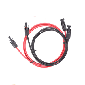 OEM pour TUV Approuvé Solaire Pv Câble Connecteur 6mm2 2.5mm 4mm Centrale Électrique DC Extension Cordon D'alimentation Fil Composants Électriques - Product Image 1