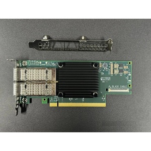 Carte adaptateur Mellanox MCX653106A-ECAT ConnectX-6 VPI HDR100 EDR IB et 100GbE double port QSFP56 PCIe3.0/4.0 x16 Ref - Product Image 1