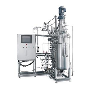 Vidro encamisado revestido reator hepatite b vacina fermentador bioreactor 500L aço inoxidável tanque giratório - Product Image 1