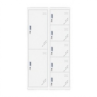 Armoire de rangement métallique sur mesure en acier inoxydable et aluminium, fabrication de tôles, couleur RAL, logo personnalisé pour vêtements
