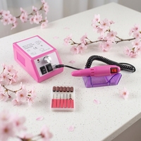 Machine à poncer électrique professionnelle pour manucure et pédicure, kit d'outils de polissage et de lustrage des ongles