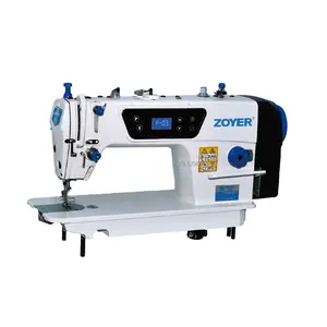 Zoyer-máquina de coser Industrial ZY8800ND, nueva serie de automatización integrada, de cuero fino directo, punto de bloqueo