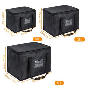 Custom Logo Reusable Insulated Portable Canvas Lunch Bag Non-Woven Cooler for Food Personalized Blank Lunch Bag - Product Image 3