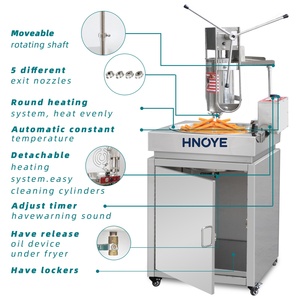 Máquina Comercial Manual para Hacer Churros Españoles con Freidora de 25L, Fácil de Limpiar - Product Image 4
