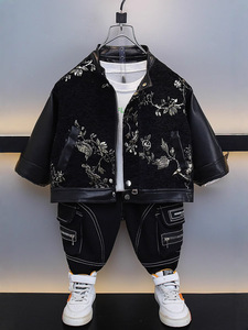 Vente en gros de nouvelles vestes pour garçons personnalisées pour les manteaux d'automne et d'hiver pour enfants - Product Image 5
