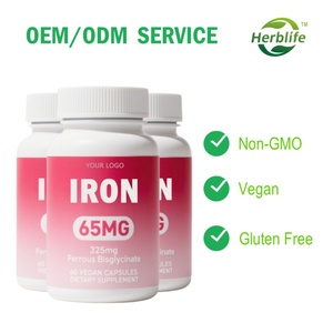 Cápsulas de Hierro al por Mayor Sin Gluten 60 Cápsulas Apoyo Energético Suministro de Fábrica - Product Image 2