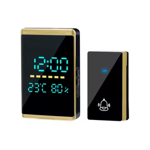 Nouveauté Aihao AH-268I Horloge intelligente Surveillance de la température et de l'humidité Sonnette <span class=keywords><strong>portable</strong></span> carrée 56 sonneries Volume réglable - Product Image 6