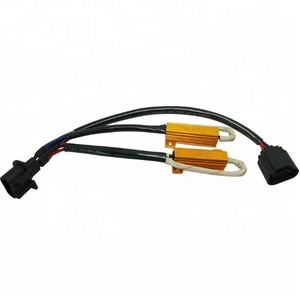 H4 lampu depan <span class=keywords><strong>LED</strong></span> Canbus bebas kesalahan antikedip pembatal Resistor dekoder untuk E46 - Product Image 1