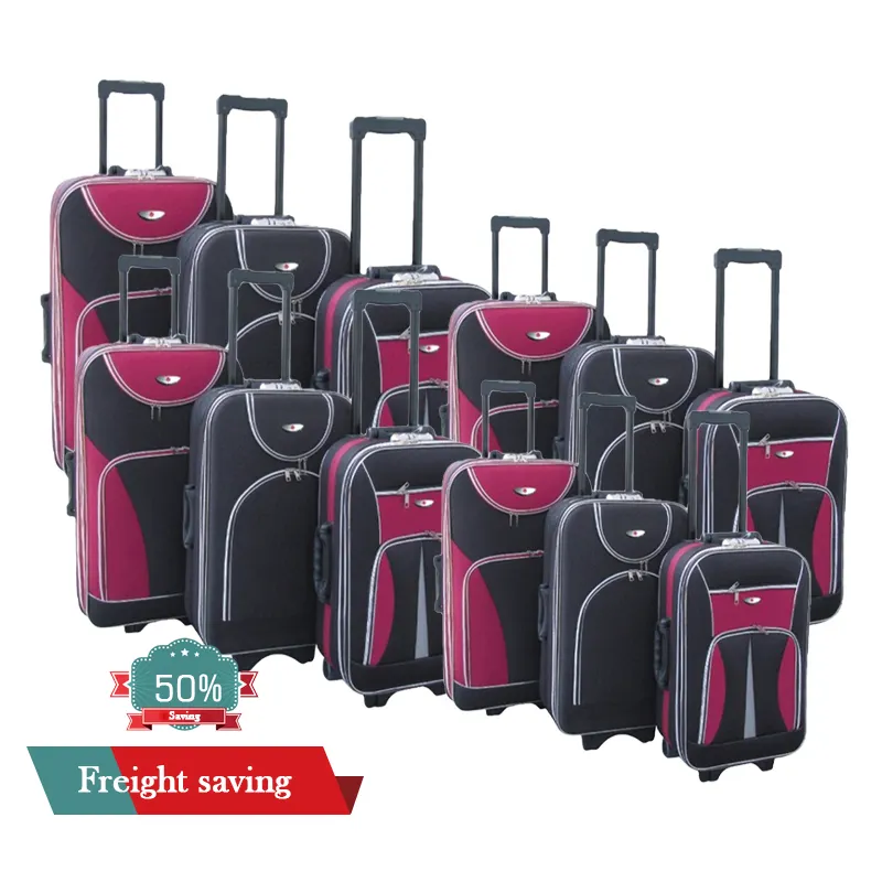 Conjunto de maletas de EVA SKD CKD, caja de equipaje y bolsa para ahorro de carga, medio acabado, 12 Uds.