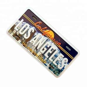 Placa de Aluminio Personalizada con Tema Americano, Logotipo en Relieve, Letrero Metálico de Hierro y Estaño, Imán, Placa de Matrícula para Decoración de Pared, Refrigerador y Hogar - Product Image 2