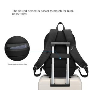 Sac à dos décontracté léger personnalisé, grand sac à dos de voyage d'affaires pour l'extérieur, étanche, pour étudiants, pour l'école, offre un emplacement pour ordinateur portable - Product Image 6