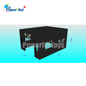 Simulador de golf inflable impermeable para exteriores, tienda de campaña, recinto de golf de Bahía de práctica y jaula de golpe para publicidad de golf - Product Image 3