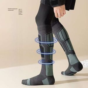 Calzini invernali <span class=keywords><strong>da</strong></span> sci per adulti e bambini calzini <span class=keywords><strong>da</strong></span> neve all'aperto senza cuciture con stampa digitale a maglia - Product Image 1