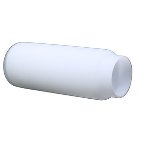 Abat-jour personnalisé cylindrique ovale Empire Rectangle blanc lin tissu lampe couvre & abat-jour - Product Image 1