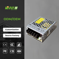 GLE-50S-24 GLE Fuente de Alimentación Conmutada Ultrafina de 50W 24V AC-DC, Salida Única, Uso Industrial, 86% de Eficiencia, 5 Años de Garantía, 2.2A